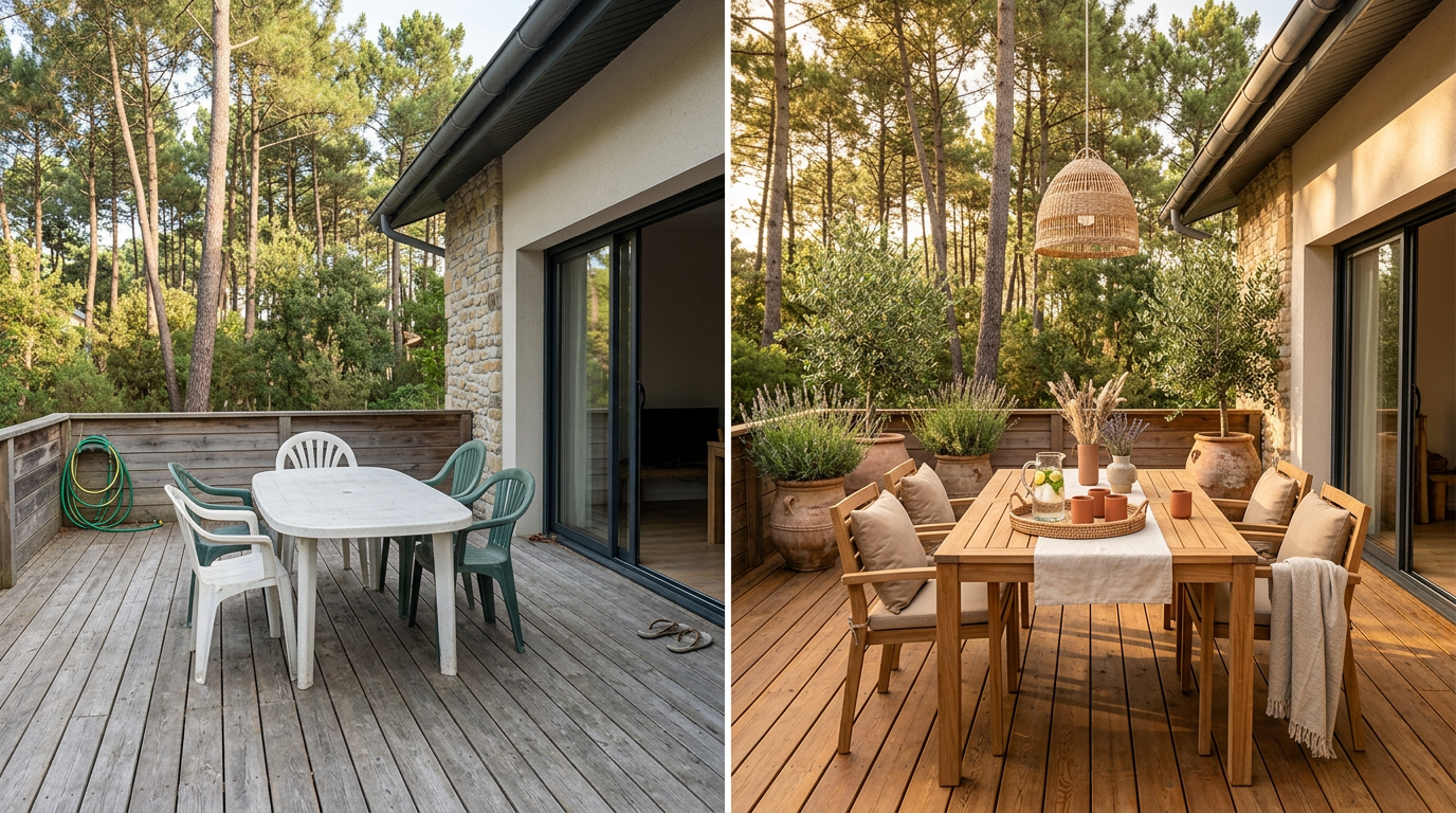 Terrasse Lacanau